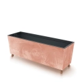 Doniczka Plastikowa Urbi Case Beton Effect 77x23cm - Terakota