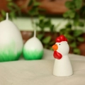 Figurka Dekoracyjna Ceramiczna Kura 6,5cm