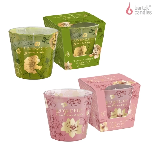 Świeca Zapachowa w Szkle 115g Floral Garden - 2 wzory