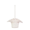 Koszyk Ratanowy Prymulka Kapelusz 31cm - Biały