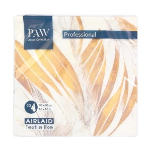 Serwetki Flizelinowe PAW Professional Airlaid Angel Feathers kpl. 50szt 