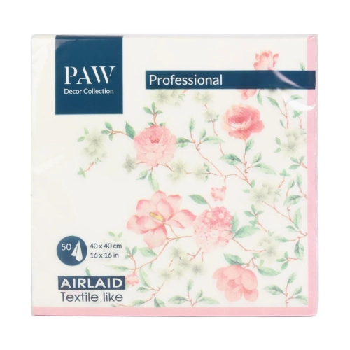Serwetki PAW Professional Airlaid Pink Season kpl. 50szt 