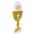 Kielich Styropianowy IHS z Brokatem 78cm - Złoty
