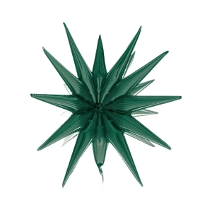 Balon Foliowy Gwiazda 3D 50cm - Zielony