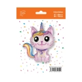 Balon Foliowy Magiczny Kot 88x73cm - Różowy