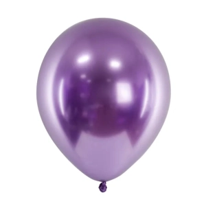 Balony Lateksowe Glossy Fioletowe 30cm kpl. 10szt