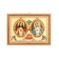 Obrazek Obu Serc Jezusa i Maryi 17x12cm
