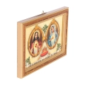 Obrazek Obu Serc Jezusa i Maryi 17x12cm