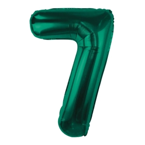Balon Foliowy 85cm Cyfra 7 - Zielony