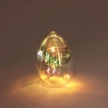Jajko Szklane LED 7x9,5cm - Multi