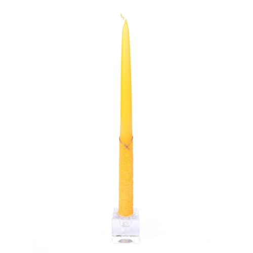 Świeca Stożkowa Karpatka 2,2x29cm kpl. 10szt - Żółty