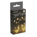 Lampki LED 20 Diod Łezka na Baterie - Ciepły Biały