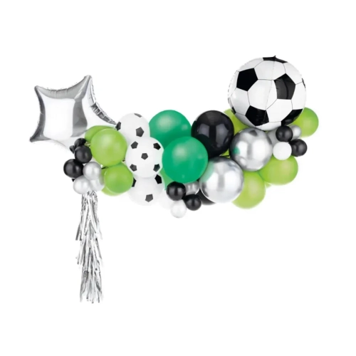 Balony Girlanda Piłka Nożna 150cm kpl. 50szt