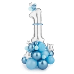 Balony Zestaw na Roczek dla Chłopca 140cm