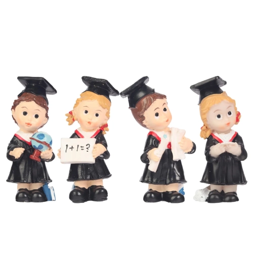 Figurka Dekoracyjna Uczeń 9cm kpl. 4szt
