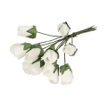Róże Papierowe Mini na Druciku 8cm kpl. 12szt