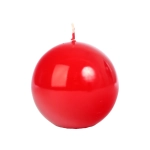 Świeca Kula 10cm K4 Lakier - Czerwony