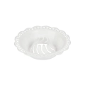 Okapnik na Świecę Mały 2x3cm - Biały