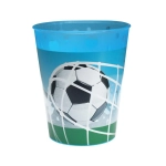 Kubek Wielokrotnego Użytku Piłka Nożna 250ml - Niebieski