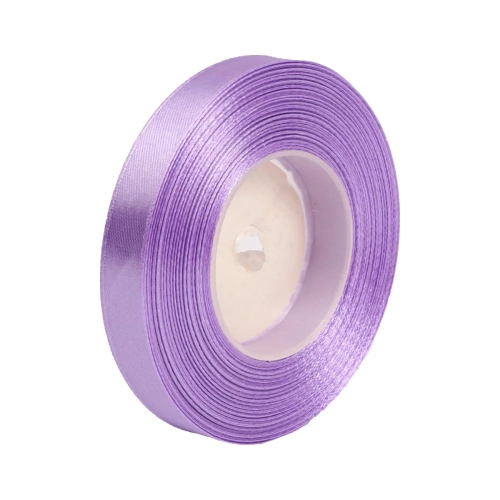 Wstążka Satynowa 12mm 32mb – Jasny Fioletowy Nr 187
