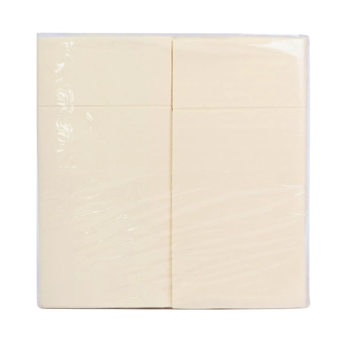 Serwetki Flizelinowe Paw Pocket Airlaid kpl. 50szt - Kremowy