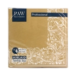 Serwetki Paw Professional Airlaid Elegant Tangle kpl. 50szt - Złoty