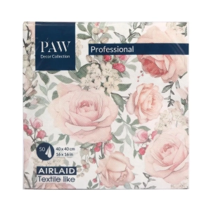 Serwetki Paw Airlaid Gorgeous Roses kpl. 50szt