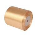 Wstążka Satynowa 100mm 32mb - Złoty Nr 105