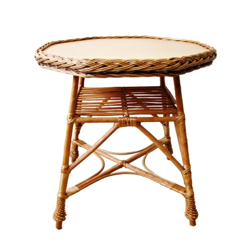 Stół Wiklinowy Ogrodowy Ośmiokąt 