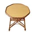Stół Wiklinowy Ogrodowy Ośmiokąt 