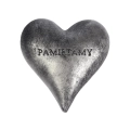 Serce Gipsowe Pamiętamy 11x11cm - 3 kolory