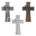Krzyżyk Gipsowy 11x6,5cm - 3 kolory