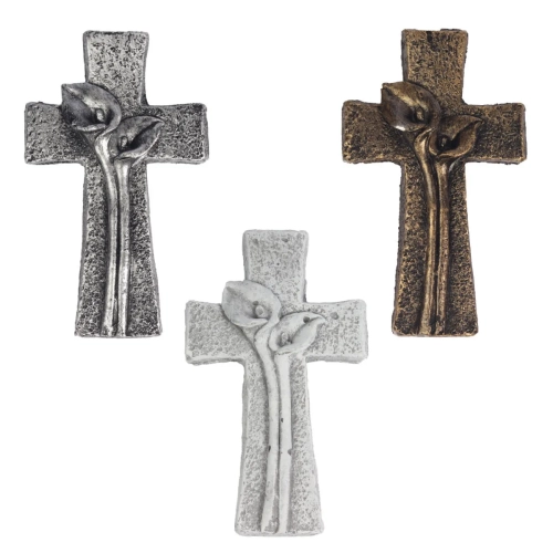 Krzyżyk Gipsowy 11x6,5cm - 3 kolory