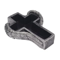 Krzyż Gipsowy Osłonka 21x17cm - 3 kolory