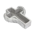 Krzyż Gipsowy Osłonka 21x17cm - 3 kolory