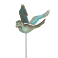 Dekoracja Ogrodowa Papuga na Piku 68cm - 2 kolory