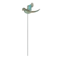 Dekoracja Ogrodowa Papuga na Piku 68cm - 2 kolory