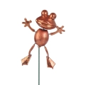 Dekoracja Ogrodowa Żaba na Piku 68cm - 2 kolory