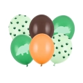 Balony Lateksowe Dinozaury 30cm kpl. 6szt