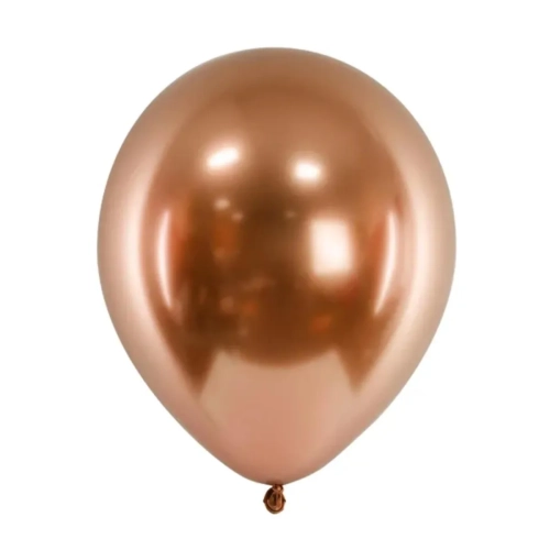 Balony Lateksowe Glossy Miedziane 30cm kpl. 10szt