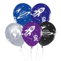 Balony Lateksowe Kosmos 30cm kpl. 5szt