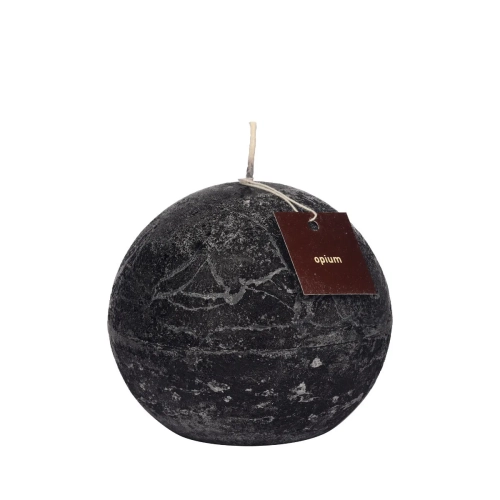 Świeca Zapachowa Rustic Kula 10cm - Opium
