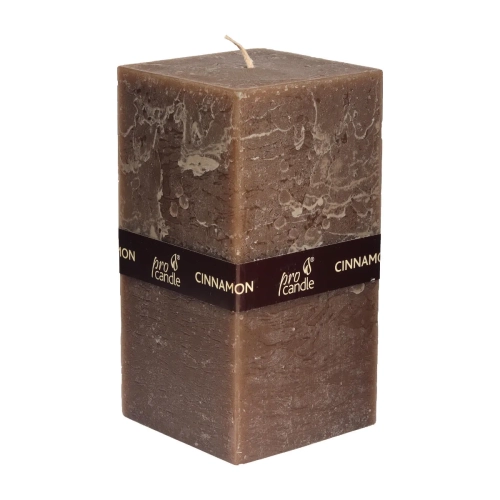 Świeca Zapachowa Rustic Klocek 7x14cm - Cynamon