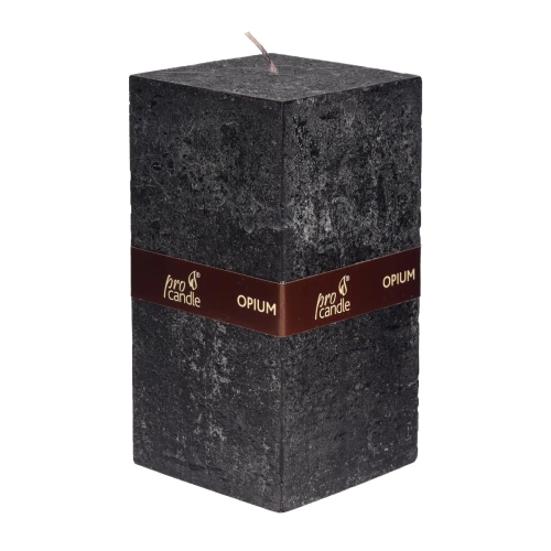 Świeca Zapachowa Rustic Klocek 7x14cm - Opium