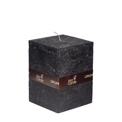 Świeca Zapachowa Rustic Klocek 7x10cm - Opium
