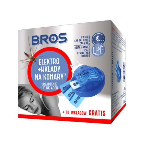 Bros Elektrofumigator na Komary z Wkładami