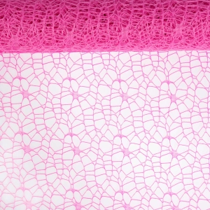 Siatka Koronkowa 50cmx4,5m - Cyklamenowy  Różowy