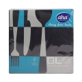Serwetki AHA 40x40cm kpl. 100szt 3warstwy - Czarny