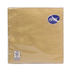 Serwetki AHA 33x33cm kpl. 20szt 3warstwy - Złoty