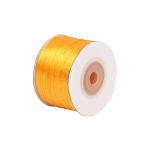 Wstążka Satynowa 3mmx91m - Ciemny Zółty Nr 17